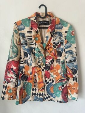 Louis Feraud vintage blazer size 8 100% wool